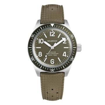 Wolbrook automatique Skindiver - Vert Armée Française 22