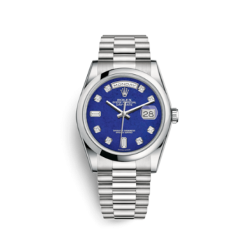 Rolex Day-Date 36 Platinum Domed / President / Lapis