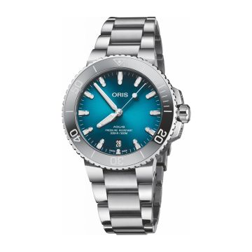 Oris Aquis Date 39.5 Stainless Steel / Blue / Bracelet