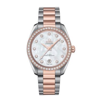 Omega Seamaster Aqua Terra 150M Master Chronometer 38 Stainless Steel / Sedna Gold / Diamond / MOP / Bracelet