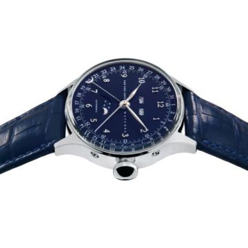 Van der Gang 20008M Stainless Steel / Blue