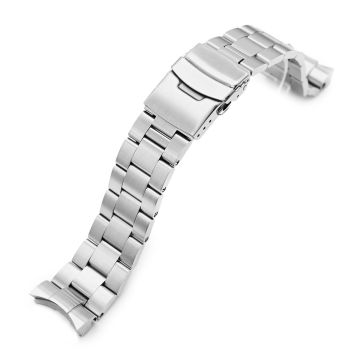 Super-O Boyer 22mm Stainless Steel Bracelet for Seiko Sea Urchin SNZF17 SNZF15 - 8mm