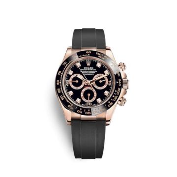 Rolex Cosmograph Daytona Everose / Cerachrom / Black - Diamond / Oysterflex
