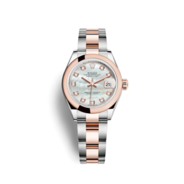 Rolex Lady-Datejust 28 Rolesor Rose Domed / Oyster / MOP