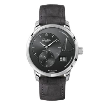 Glashütte Original PanoReserve Stainless Steel / Grey / Nubuck - Folding
