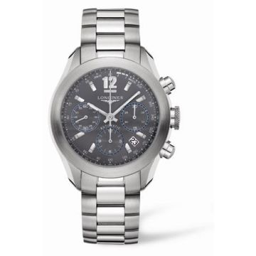 Longines GrandeVitesse Chronograph Grey Bracelet