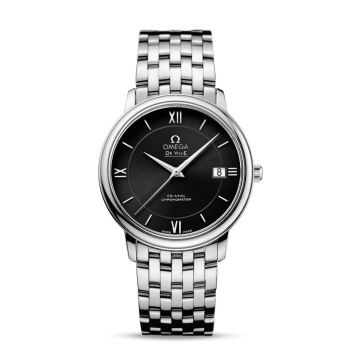 Omega De Ville Prestige Co-Axial 36.8 Stainless Steel / Black / Bracelet