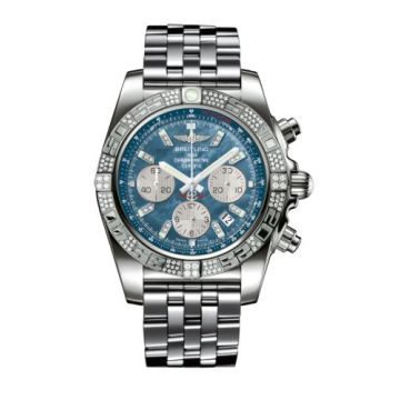 Breitling Chronomat 44 White Gold / Diamond / Black Pearl Diamond / Bracelet