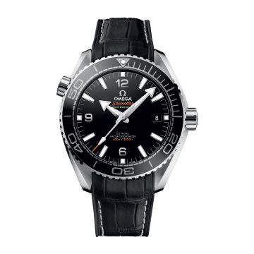 Omega Seamaster Planet Ocean 600M Co-Axial 43.5 Master Chronometer Stainless Steel / Black / Alligator
