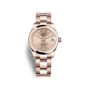 Rolex Datejust 31 Rose Gold / Domed / Rose / Oyster