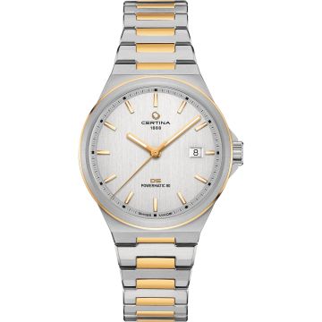 Certina DS-7 Powermatic 80 Stainless Steel - Yellow Gold / Silver / Bracelet