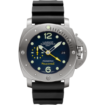 Panerai Luminor Submersible 1950 3 Days GMT Automatic Titanio Pole 2 Pole