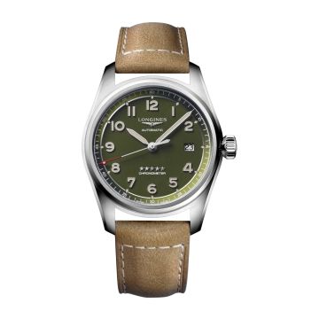 Longines Spirit Automatic 40 Green / Strap