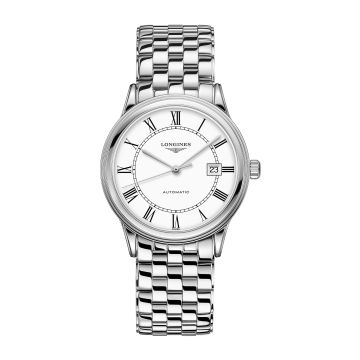 Longines Flagship 40 Stainless Steel / White - Roman / Bracelet