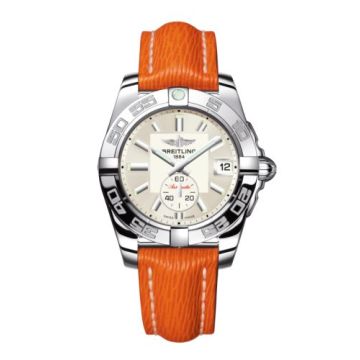 Breitling Galactic 36 Automatic Stainless Steel / Stratus Silver / Sahara