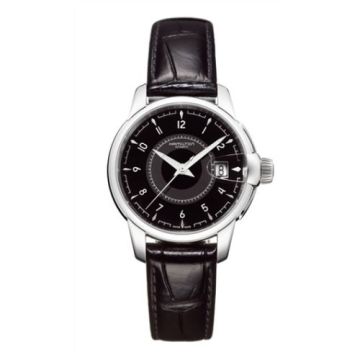Hamilton Railroad 38 Auto Stainless Steel / Black
