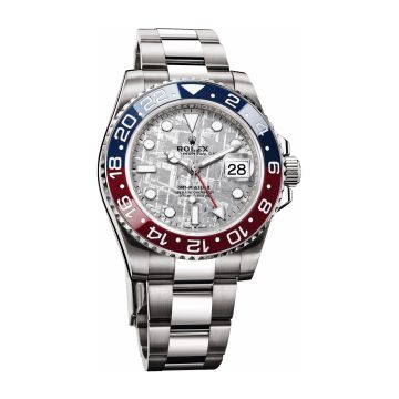 Rolex GMT-Master II White Gold / BLRO / Meteorite