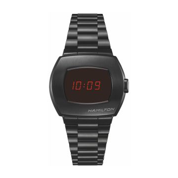 Hamilton PSR Digital Quartz PVD / Red