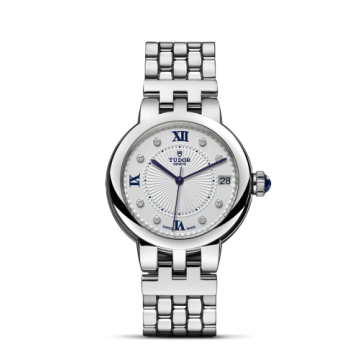 Tudor Clair de Rose 34 Stainless Steel / Silver-Diamond / Bracelet