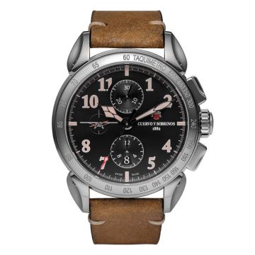 Cuervo y Sobrinos Chronographe Emilio Carranza