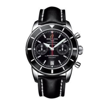 Breitling Superocean Heritage 44 Chronograph Stainless Steel / Black / Black / Calf
