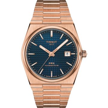 Tissot PRX Powermatic 80 Rose Gold / Blue