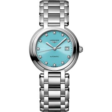 Longines PrimaLuna Automatic 30 Stainless Steel / Blue / Bracelet