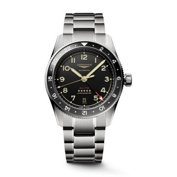 Longines Spirit Zulu Time 39 Titanium / Black