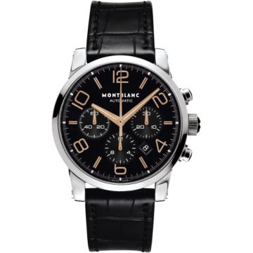 Montblanc Timewalker Chronograph Automatic 4810 Black / Red Gold Numerals