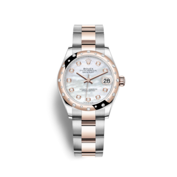Rolex Datejust 31 Stainless Steel/ Rose Gold / Domed - Diamond / MOP / Oyster
