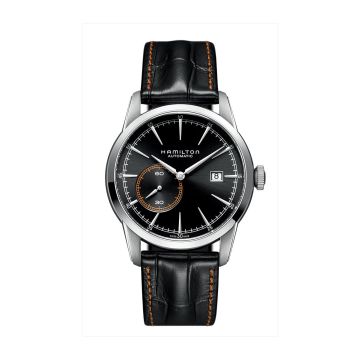Hamilton Railroad 42 Small Second Auto Stainless Steel / Black