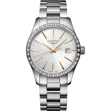 Longines Conquest Classic Quartz 34 Stainless Steel - / Silver