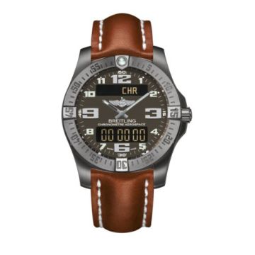Breitling Aerospace Evo Titanium / Grey / Calf