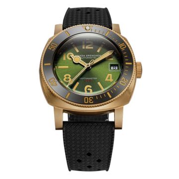 Nivada Grenchen Depthmaster Bronze Green Automatic Date 14132A01