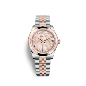 Rolex Datejust 31 Rolesor Everose Domed / Jubilee / Pink  Computer