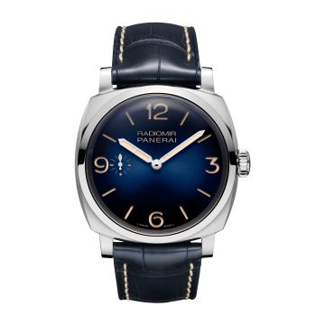 Panerai Radiomir 1940 47 3 Days Stainless Steel / Blue / Mediterraneo