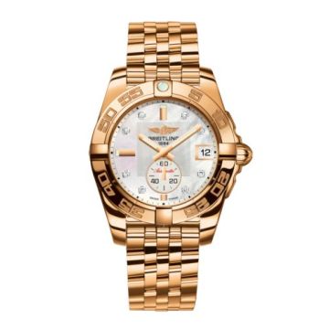 Breitling Galactic 36 Automatic Rose Gold / Pearl Diamond / Bracelet