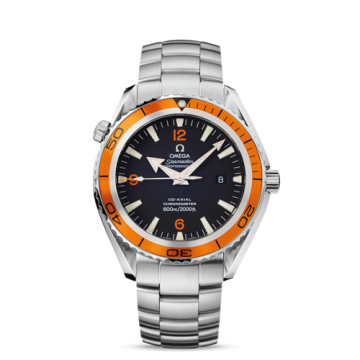 Omega Seamaster Planet Ocean 600M Co-Axial 45.5 Stainless Steel / Orange / Bracelet