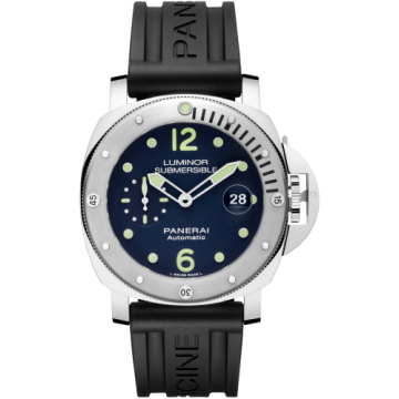 Panerai Luminor Submersible Automatic Acciaio Blue
