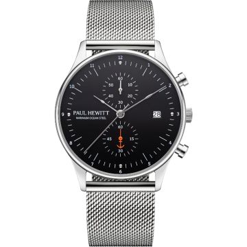 Paul Hewitt Chrono Quartz Mesh silver Ø 42