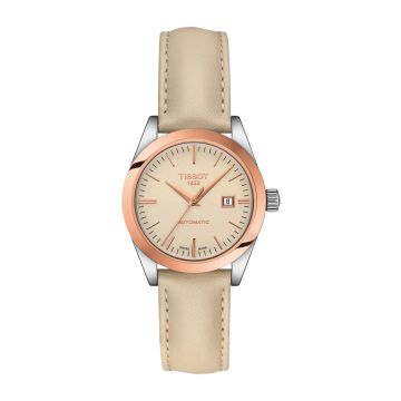 Tissot T-My Automatic Stainless Steel / Rose Gold / Beige