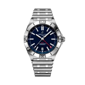 Breitling Chronomat Automatic GMT 40 NFL New England Patriots Edition