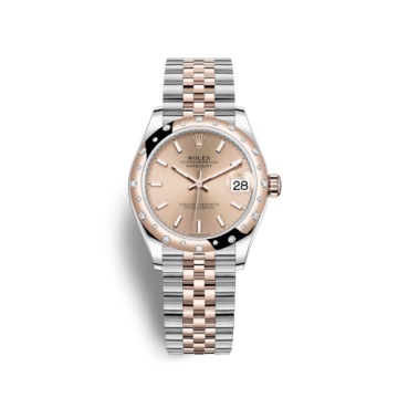Rolex Datejust 31 Stainless Steel/ Rose Gold / Domed - Diamond / Rose / Jubilee
