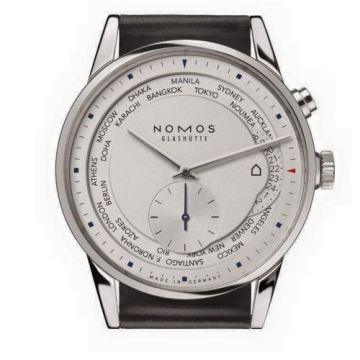 Nomos Glashütte Zürich Weltzeit Manila