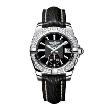 Breitling Galactic 36 Automatic Stainless Steel / Diamond / Volcano Black / Sahara