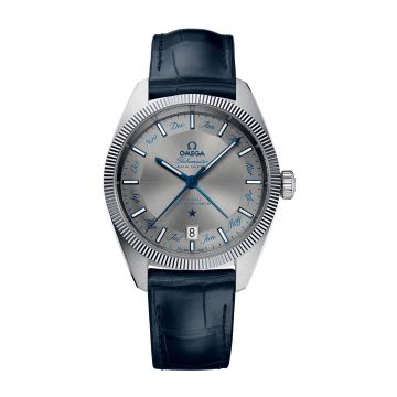 Omega Globemaster Annual Calendar Stainless Steel / Silver