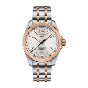 Certina DS Action 41 Quartz Two Tone / Silver