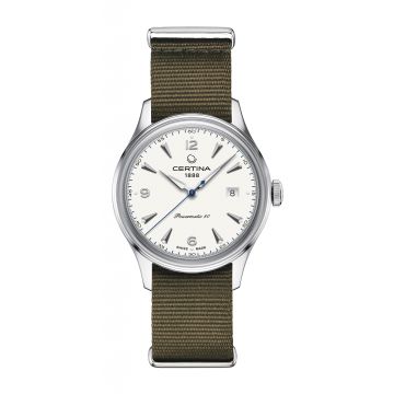 Certina DS Powermatic 80 Stainless Steel / White