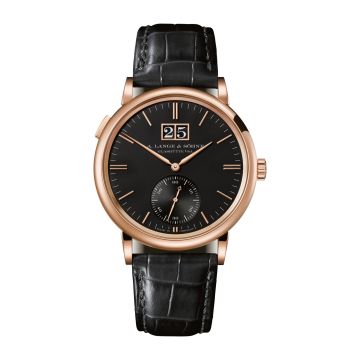 A. Lange & Söhne Saxonia Outsize Date Pink Gold / Black