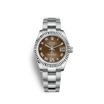 Rolex Datejust 31 Stainless Steel Fluted / Oyster / Bronze - Roman